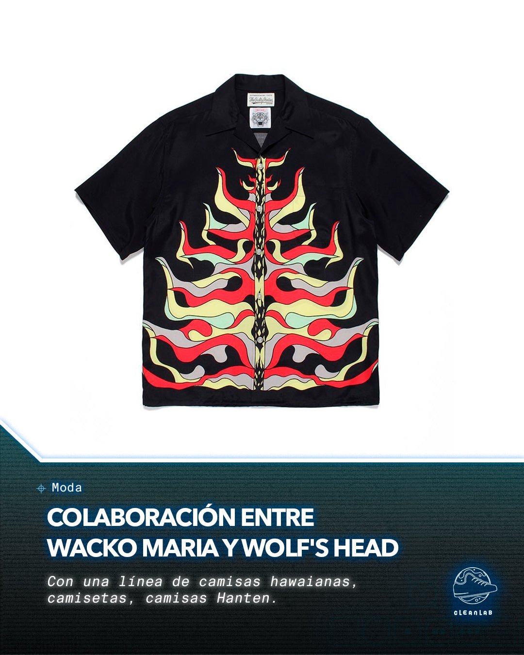 La colaboración de WACKO MARIA y WOLF'S HEAD presenta reminiscencias de la cultura del festival japonés - Clean Lab PE