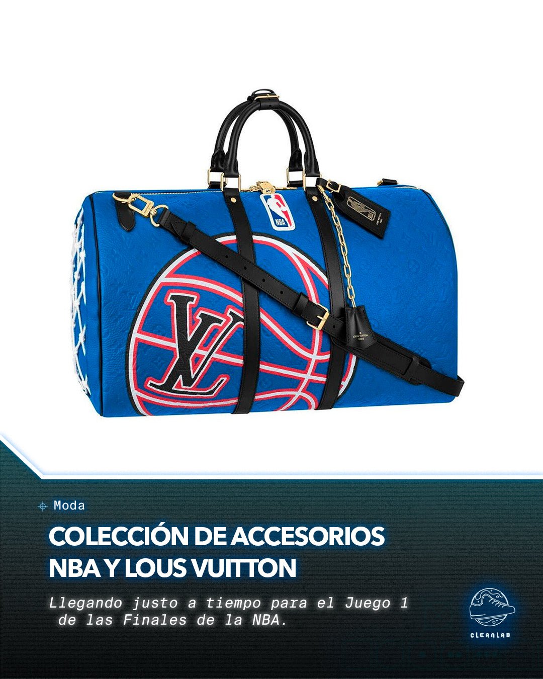 NBA y Louis Vuitton se conectan para una nueva colección de accesorios - Clean Lab PE