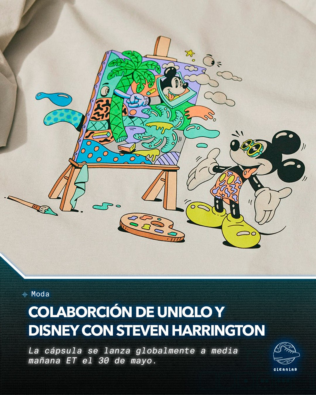 UNIQLO y Disney revelan su próxima colaboración con Steven Harrington - Clean Lab PE