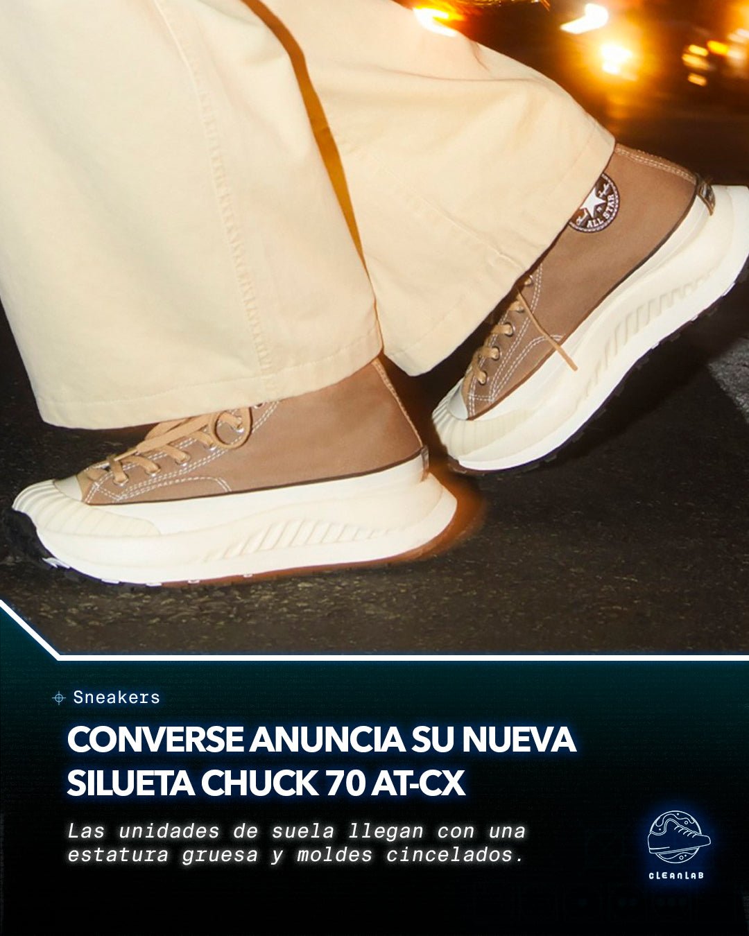 Noticias Sneakers | Converse anuncia su nueva silueta Chuck 70 AT-CX - Clean Lab PE