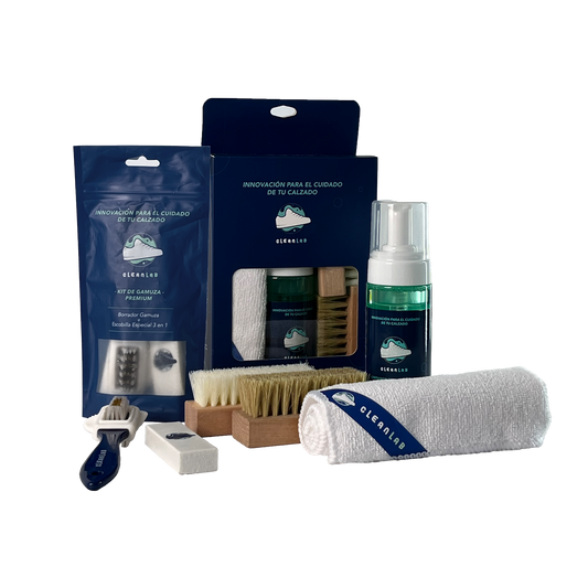 Kit de Gamuza + Foam Pack - Limpieza de Zapatillas