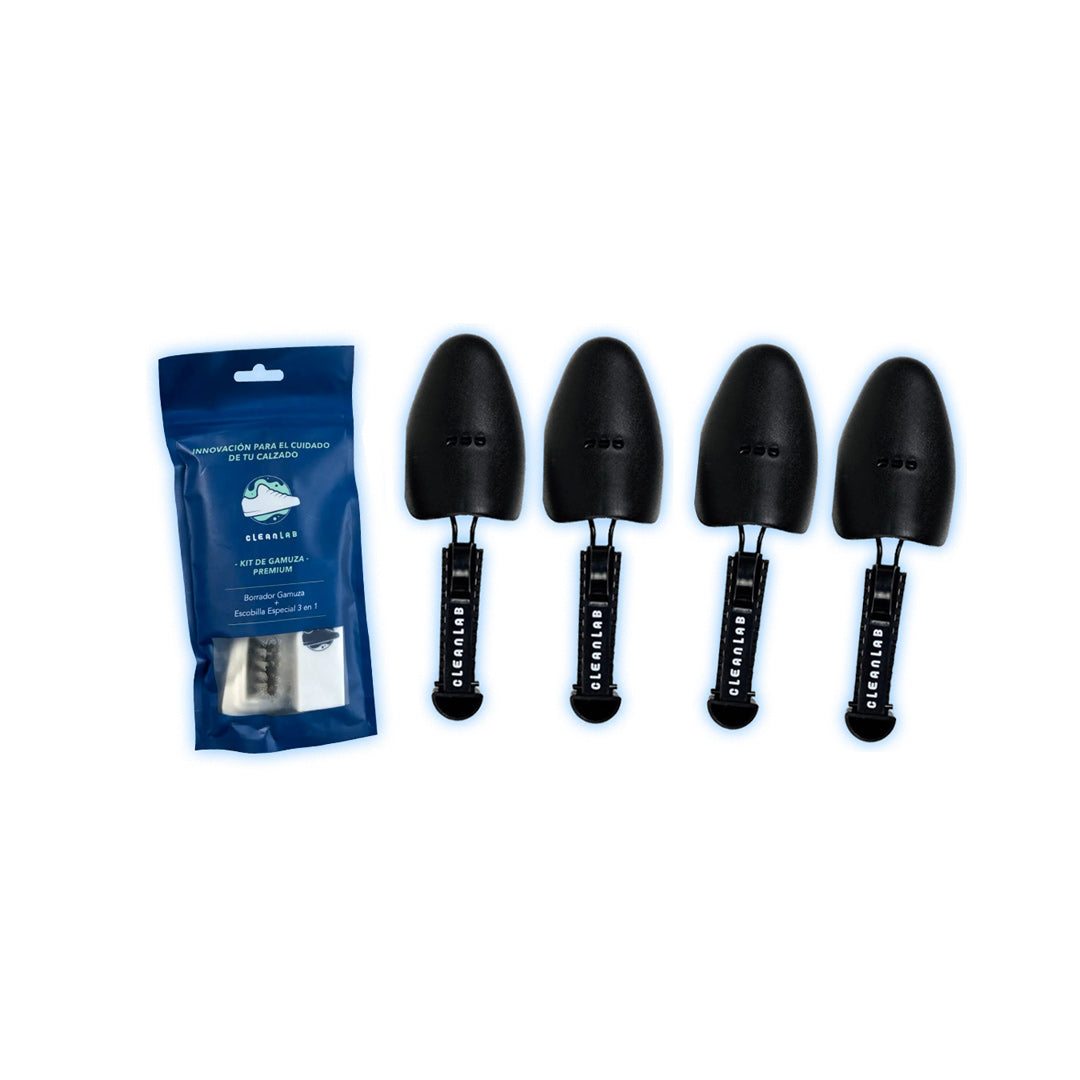 Kit de Gamuza Premium + Hormas Premium 2 pares - Limpieza y Protección Zapatillas