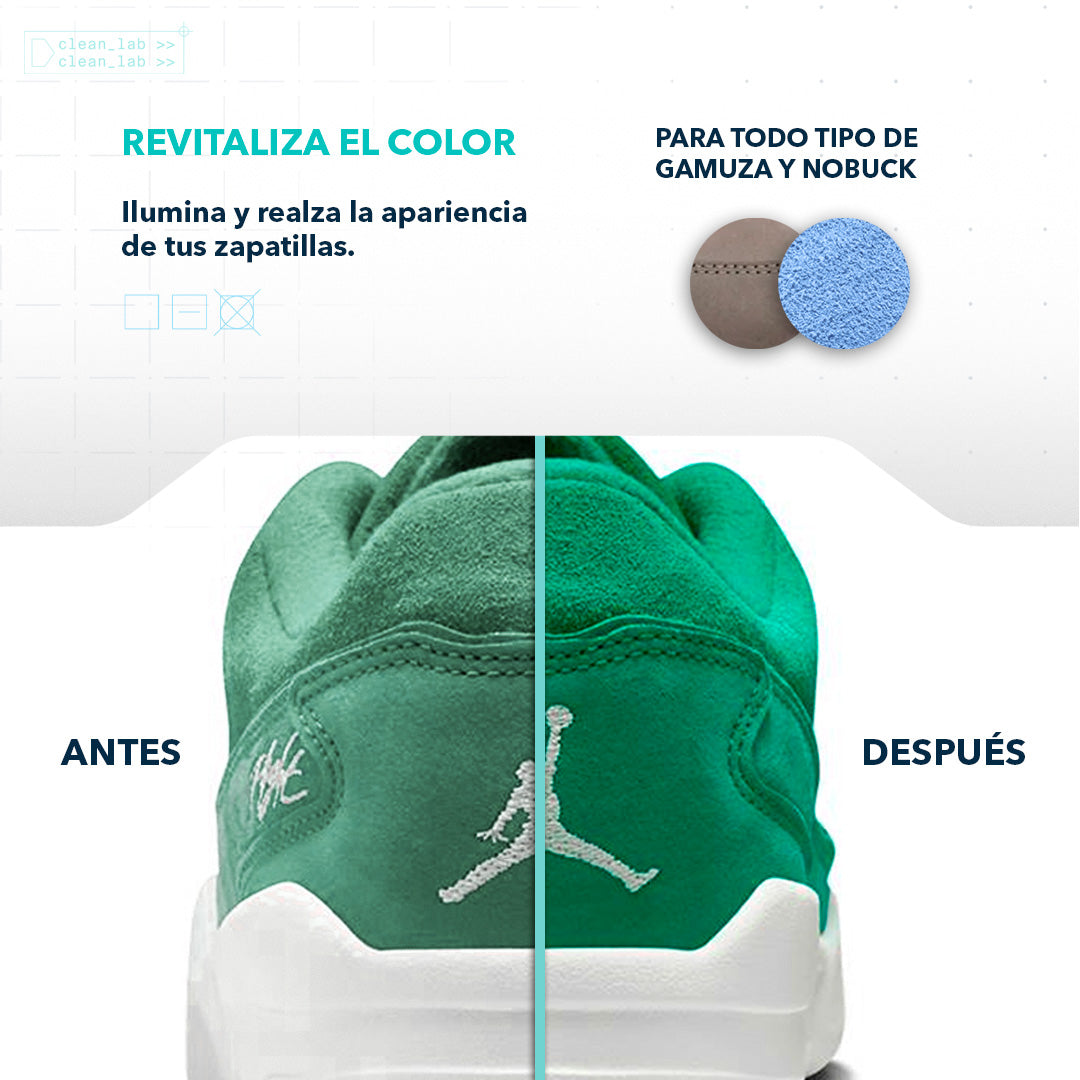 Pack Gamuza Pro - Kit limpiador de Gamuza + Activador de Color Premium