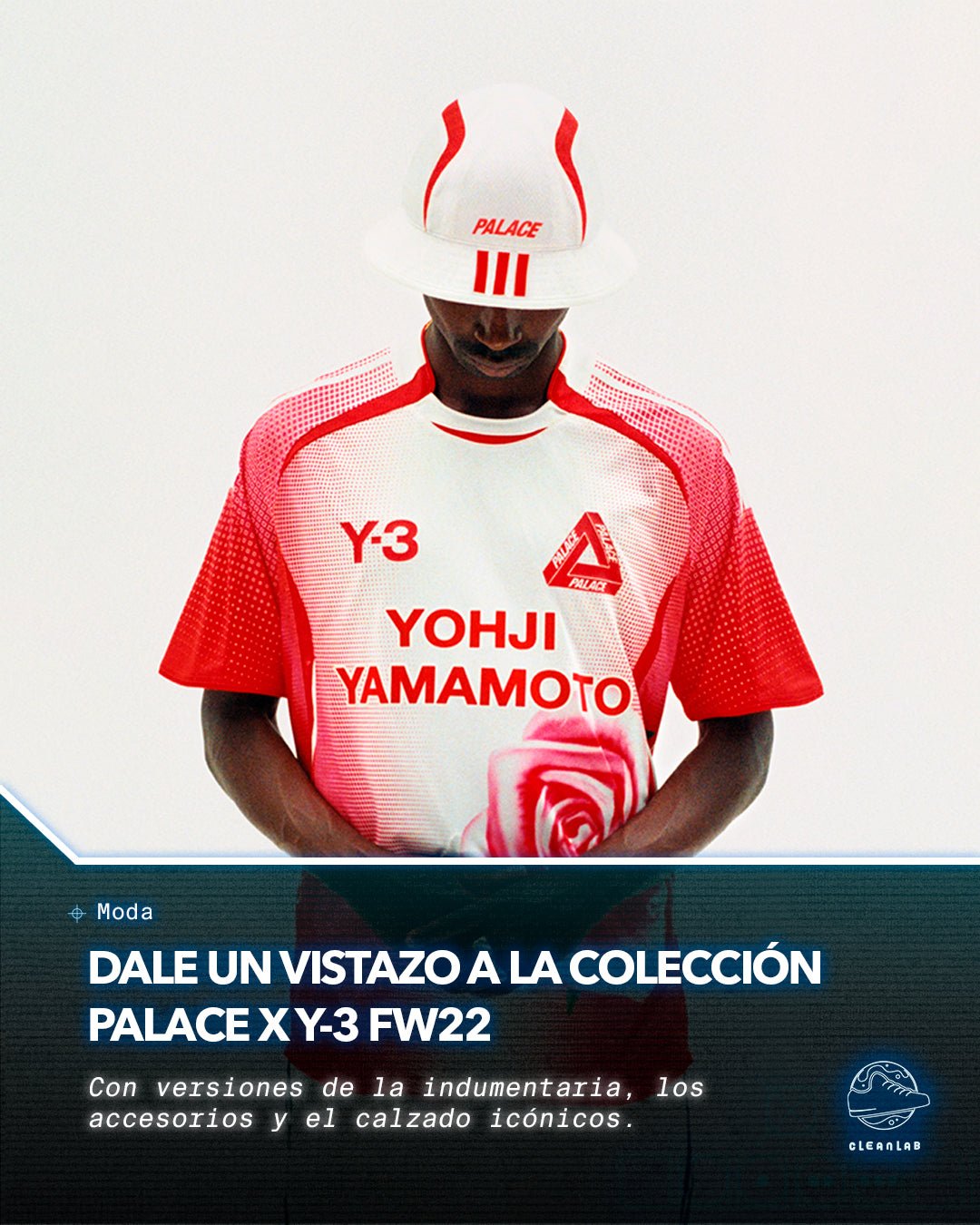 Noticia Moda | Echa un vistazo completo a la colección Palace x Y-3 FW22 - Clean Lab PE