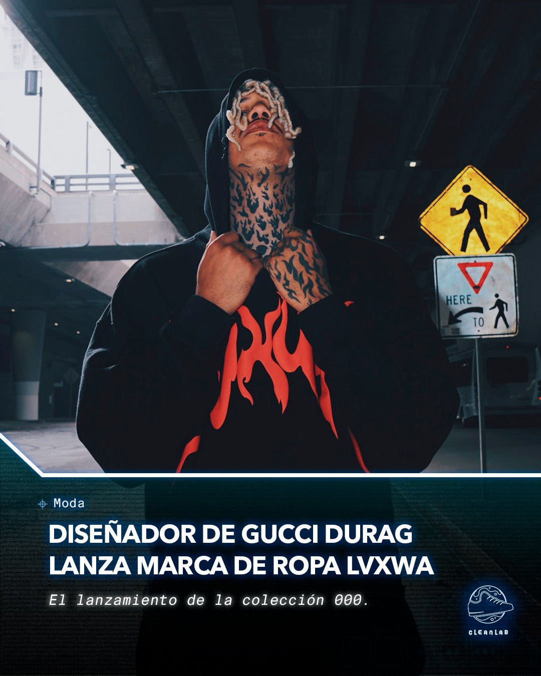 Noticia Moda | El diseñador de Gucci Durag "Durag Dev" lanza la marca de ropa de calle de lujo LVXWA - Clean Lab PE