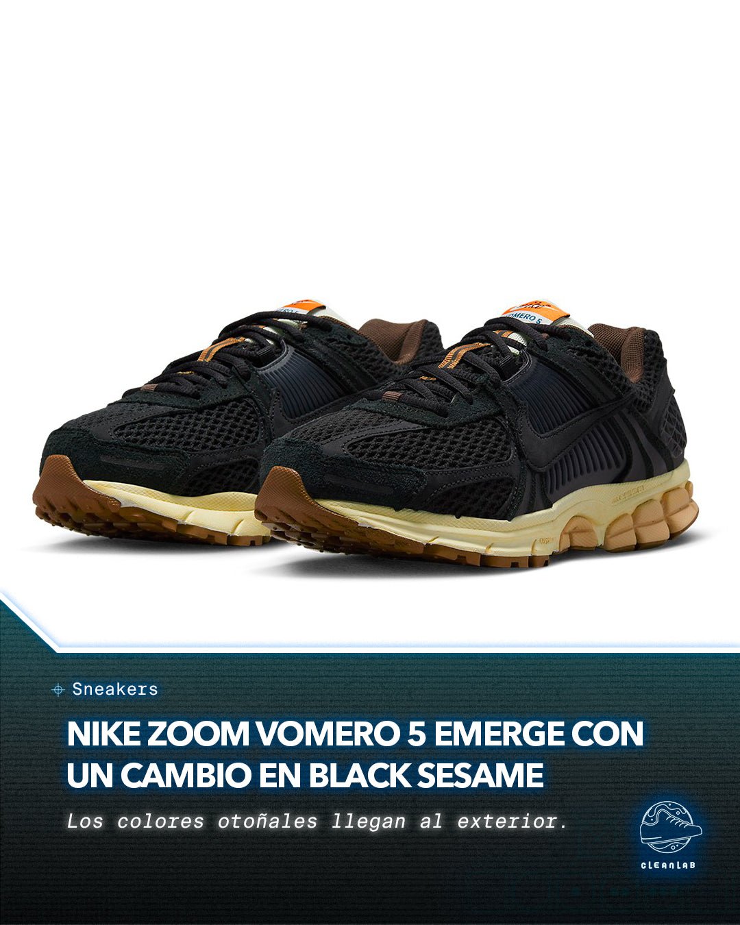 Noticia Sneakers | Nike Zoom Vomero 5 emerge con un cambio de imagen "Black Sesame" - Clean Lab PE