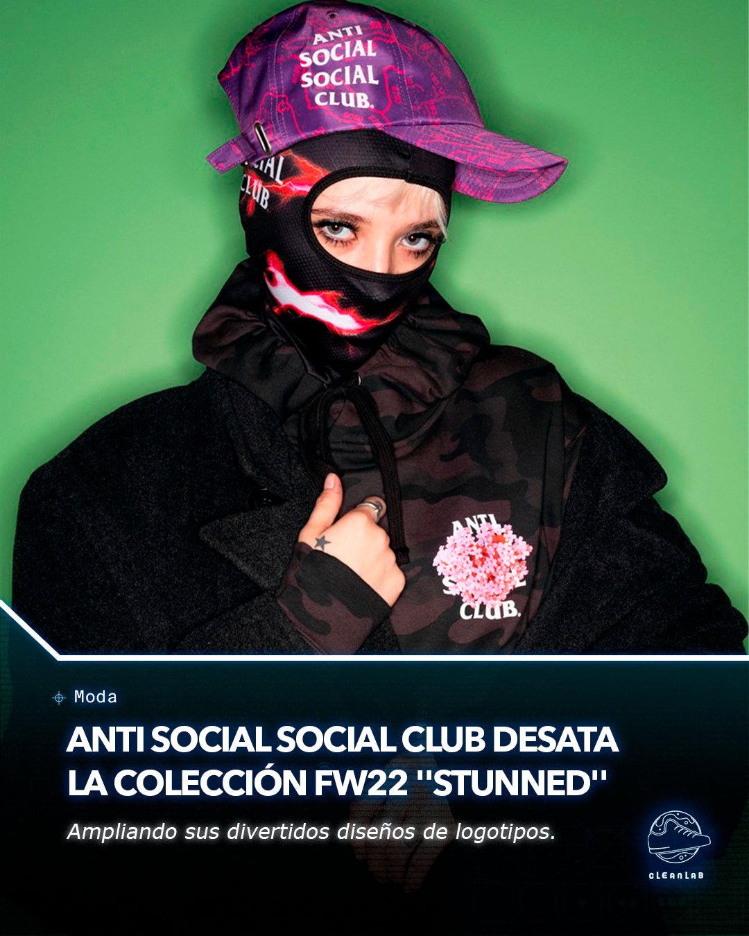 ANTI SOCIAL SOCIAL CLUB desata la colección FW22 "STUNNED" - Clean Lab PE