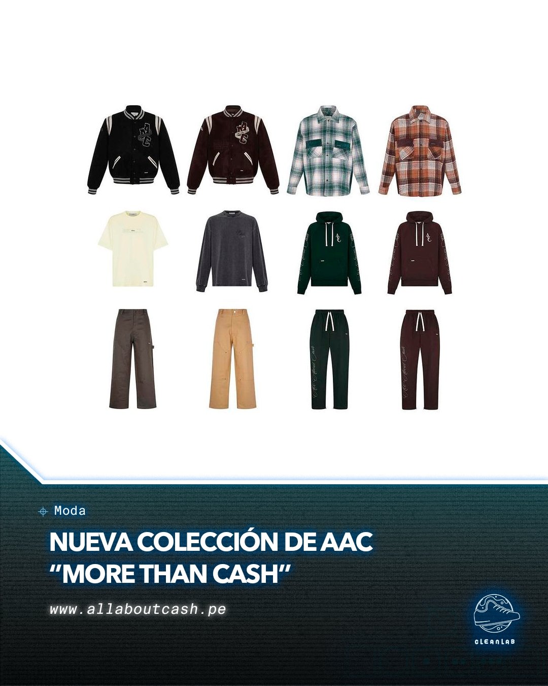 Nueva colección de AAC “More Than Cash” 💸 - Clean Lab PE