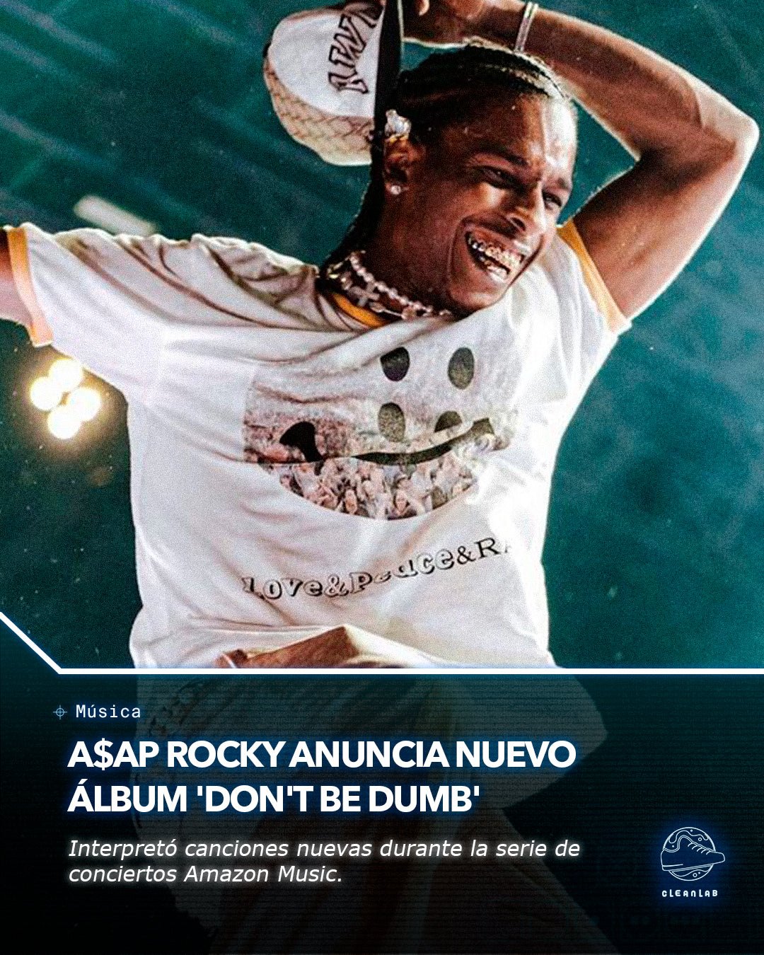 Noticias Música | A$AP Rocky anuncia nuevo álbum 'Don't Be Dumb' - Clean Lab PE