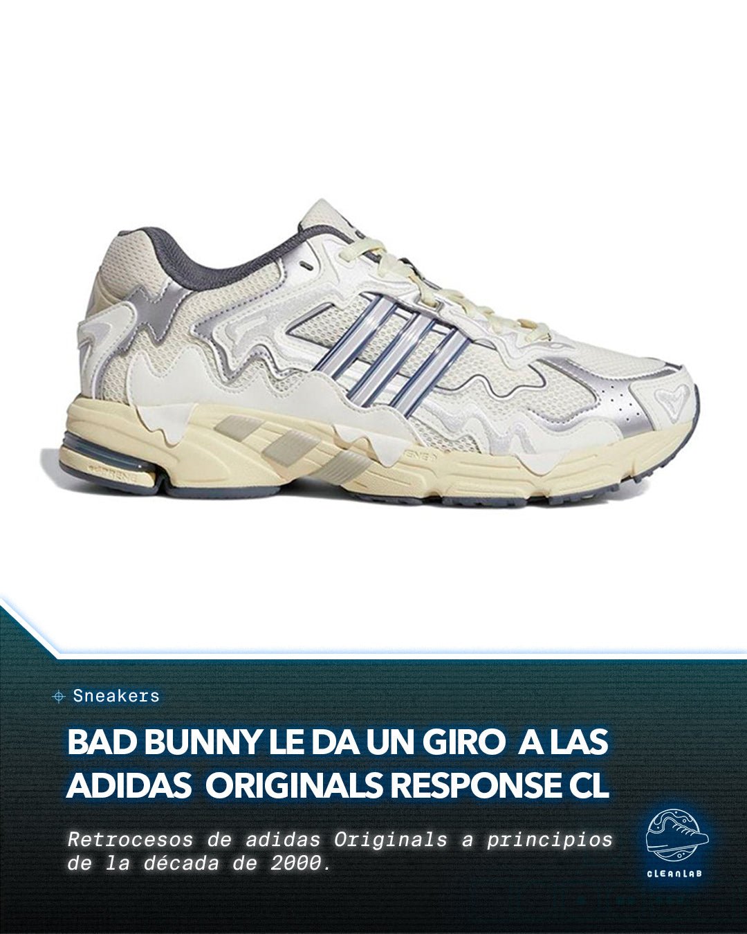 Noticias Sneakers | Bad Bunny le da un giro a la adidas Originals Response CL - Clean Lab PE