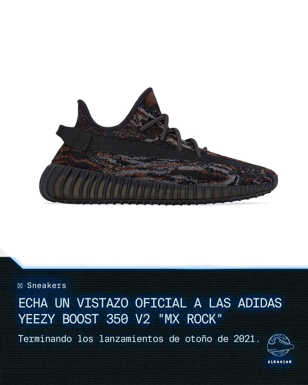 Noticias Sneakers | Echa un vistazo oficial a las adidas YEEZY BOOST 350 V2 "MX Rock" - Clean Lab PE