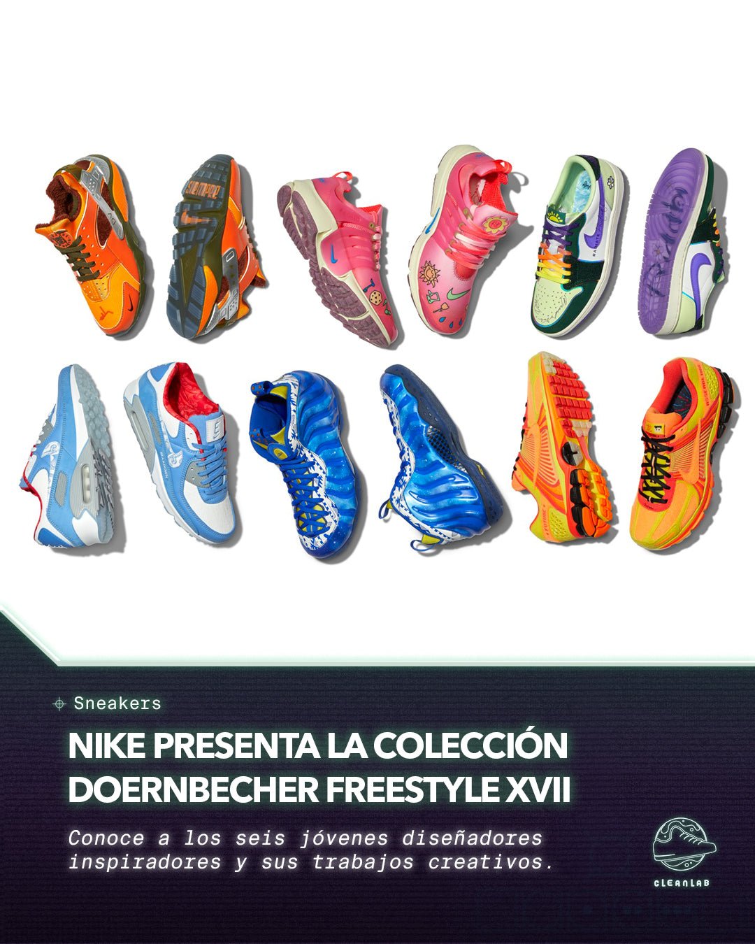 Noticias Sneakers | Nike presenta la colección Doernbecher Freestyle XVIII para 2023 - Clean Lab PE