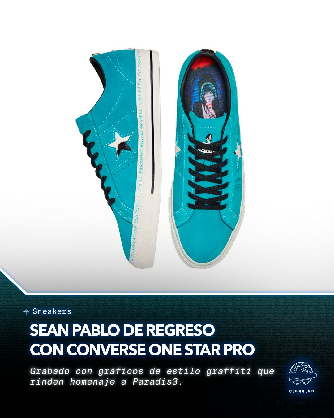 Noticias Sneakers | Sean Pablo está de regreso para otra colaboración con Converse One Star Pro - Clean Lab PE