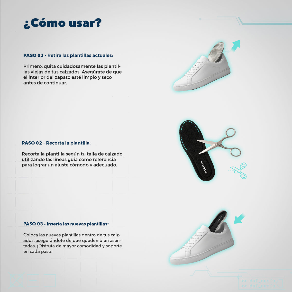 Plantillas Premium — Amortiguación para uso diario y deporte
