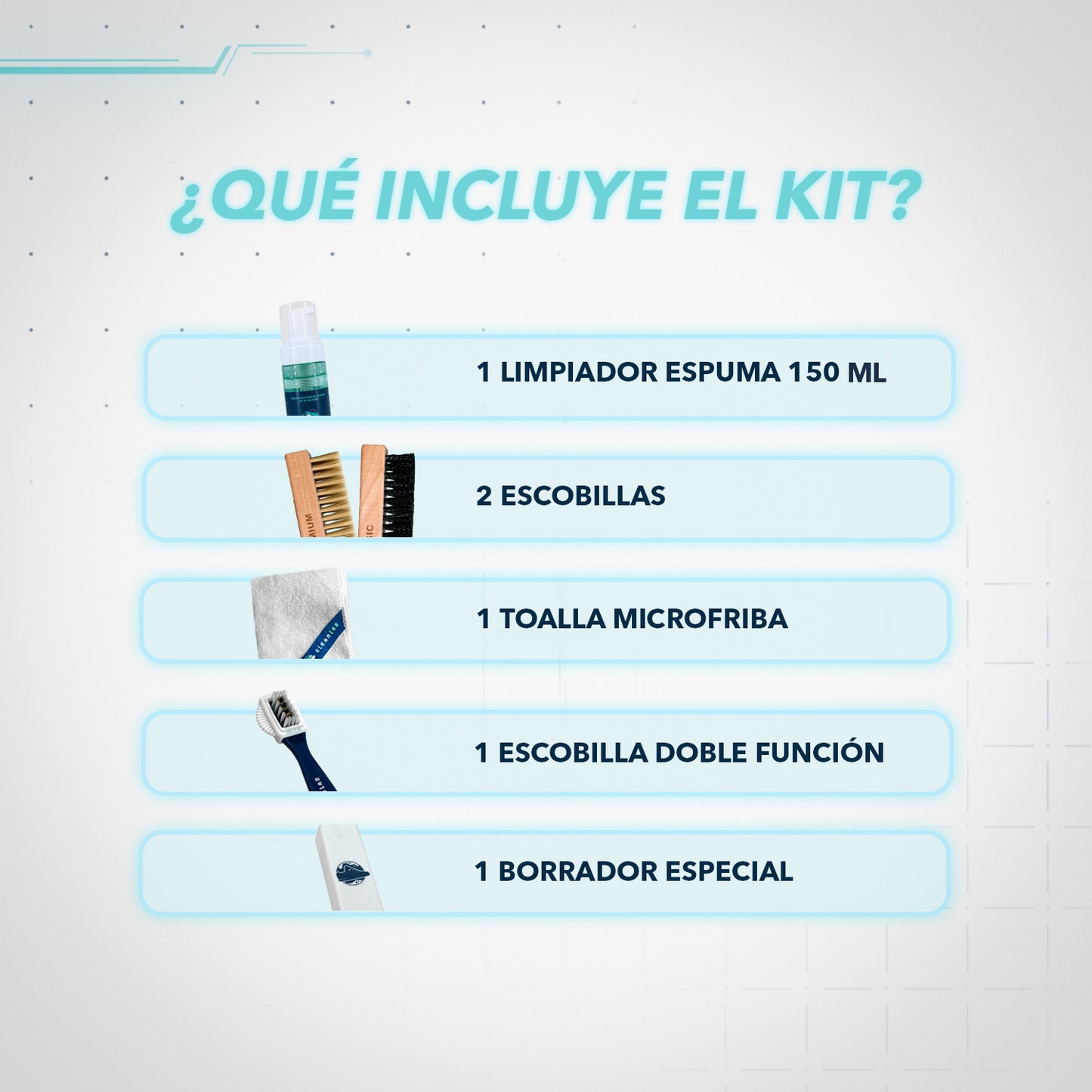 Kit de Gamuza + Foam Pack - Limpieza de Zapatillas