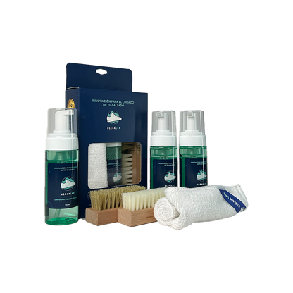 Foam Pack + Limpiador Espuma Premium 2 unid - Limpieza de Zapatillas