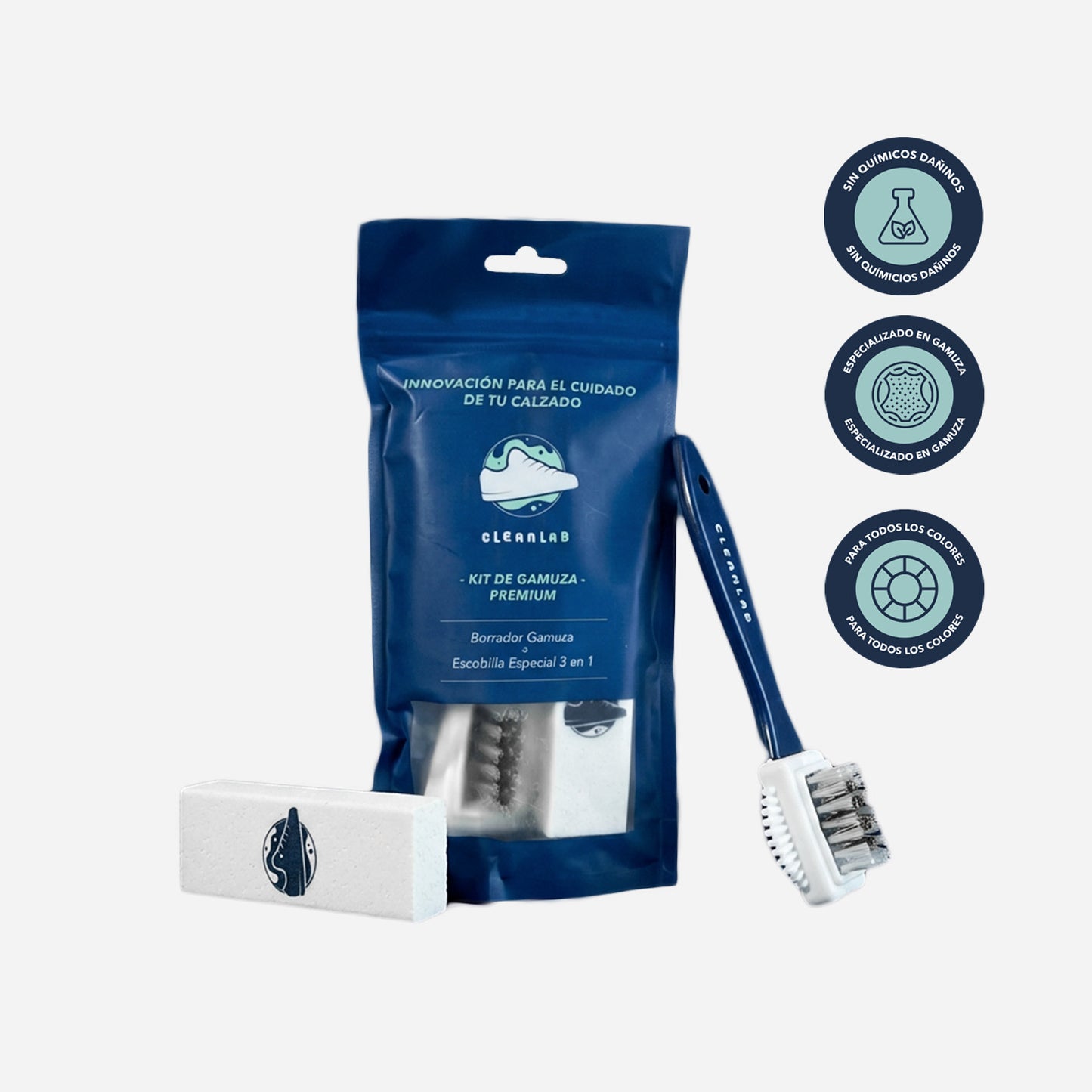 Kit de Gamuza Premium - Limpieza de Zapatillas