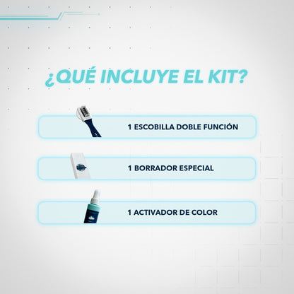 Pack Gamuza Duo - Kit limpiador de Gamuza + Activador de Color Premium