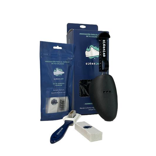 Kit de Gamuza Premium + Hormas Premium 2 pares - Limpieza y Protección Zapatillas