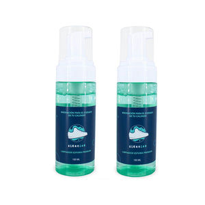 Limpiador Espuma Premium 150ml (2 unid) - Limpieza de zapatillas - Clean Lab