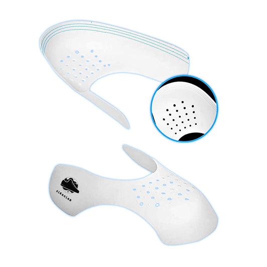 Shoe guard previene arrugas en zapatillas